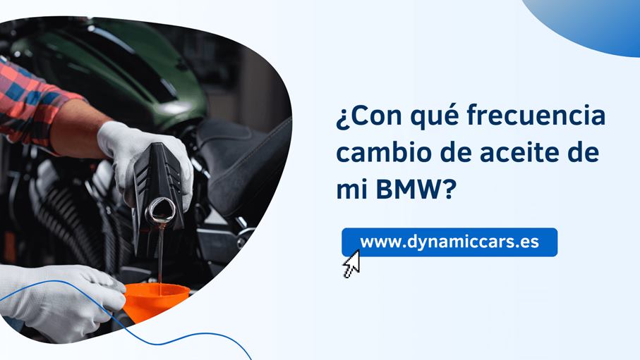 cambio de aceite en coche BMW